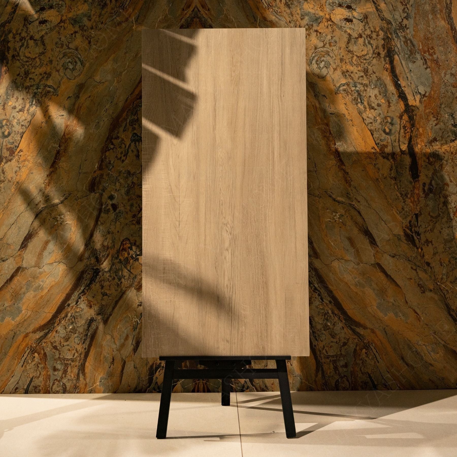 Forestine Sicura wood-look porcelain tile in 60x120cm size with natural wood tones, durable 9mm thickness and premium finish for walls and floors.