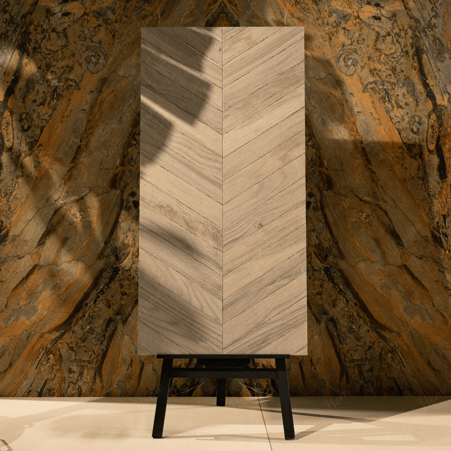 France Maple porcelain tile 60x120cm with 9mm thickness features a natural wood look, durable porcelain body for floors and walls.