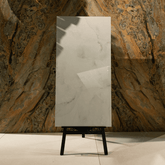 Frost Vein Grey porcelain tile 60x120cm 9mm thickness, light grey marble look design, durable porcelain tile for modern floors and walls.