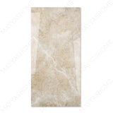 Fur Gold glossy marble porcelain tile 60x120cm with 9mm thickness features white base, golden veins and elegant polished surface finish.