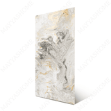 Fusion Gold porcelain tile 60x120cm with 9mm thickness features a bold marble look with gold veining, durable porcelain body for floors and walls.
