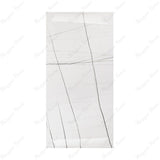 Galaxy White 80x160cm 9 mm glossy porcelain tiles. Sleek white marble-look floor & wall tiles for UAE homes & commercial interiors.
