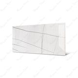 Galaxy White 80x160cm 9 mm glossy porcelain tiles. Sleek white marble-look floor & wall tiles for UAE homes & commercial interiors.