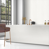 German White white body porcelain tile with elegant white design