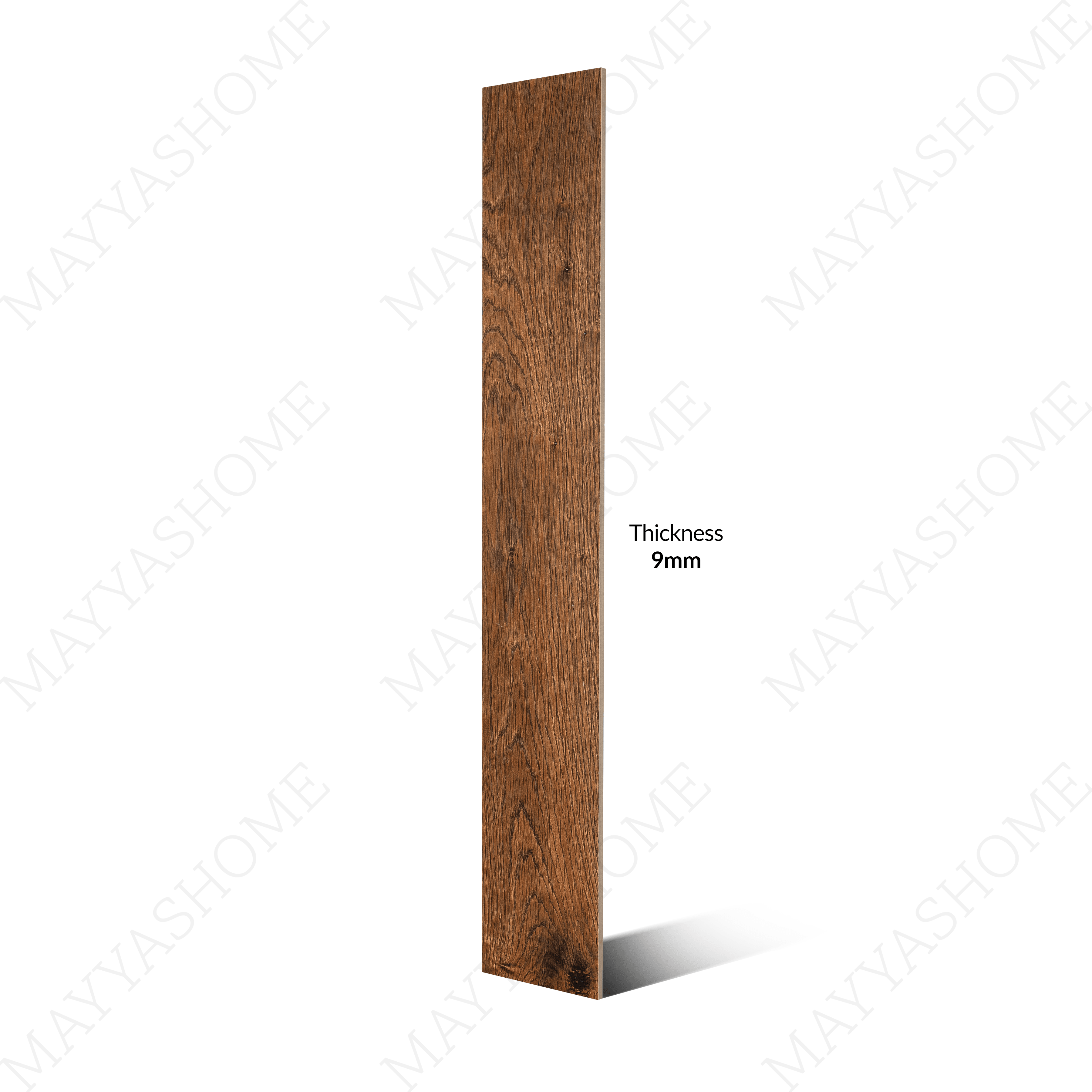 Giant Brown 20x12cm porcelain tile with 09mm thickness. Durable, earthy, and water-resistant. Perfect for walls, kitchens, bathrooms, and accent areas.