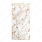 Giza Gold porcelain tile 60x120cm with 9mm thickness features a luxury marble look with gold veining, durable porcelain body for floors and walls.