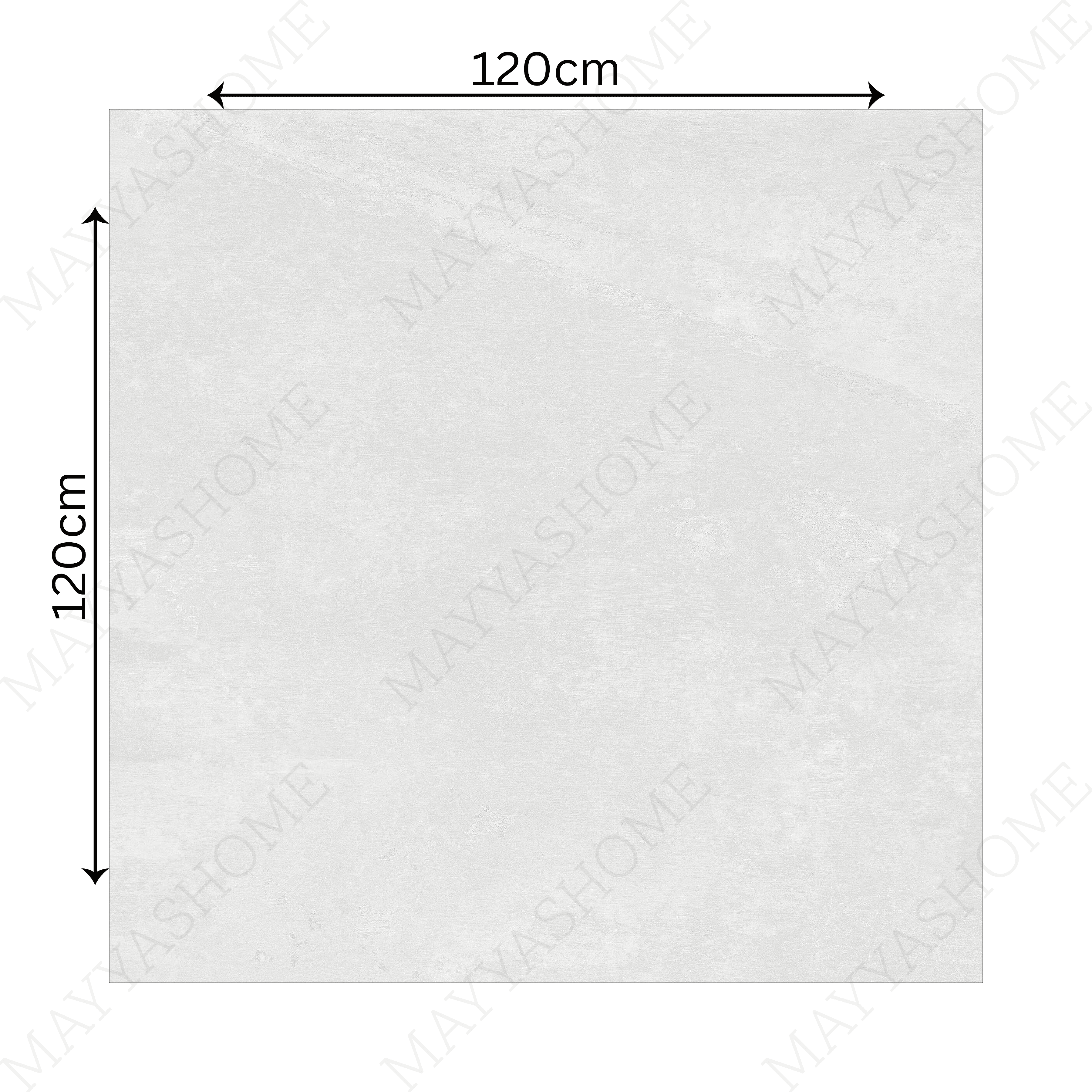 Granite White 120x120cm matt porcelain tile with subtle stone detail. Durable, stylish, and ideal for walls and modern flooring.
