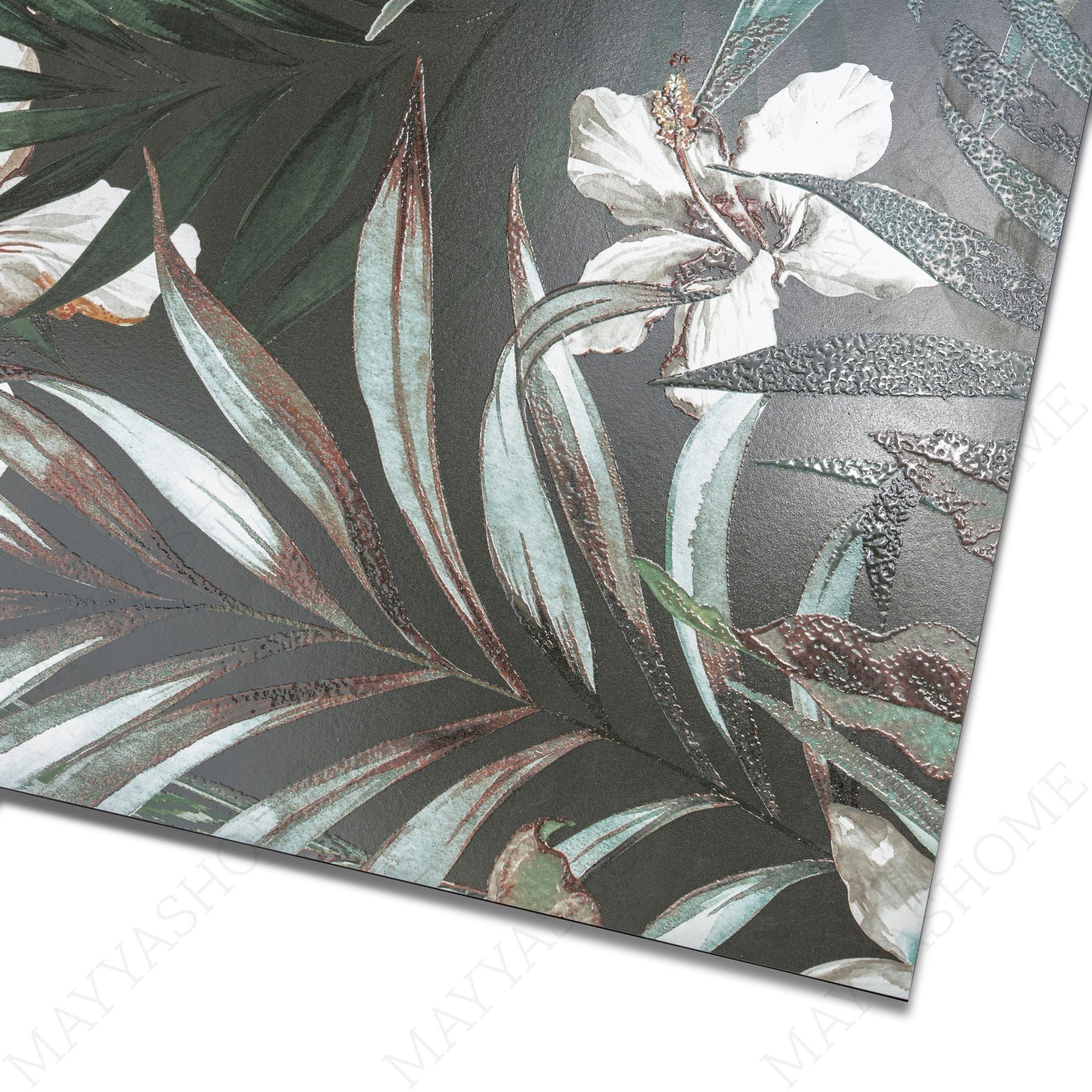 Green Meadows A & B 60x120cm porcelain tiles with glitter on matt finish. Durable, slip-resistant, and elegant for modern walls and floors.