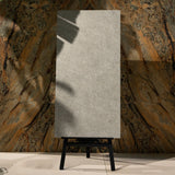 Gritoss Grey porcelain tile 60x120cm 9mm thick with raw cement look, designed for modern floor and wall applications with strong performance.