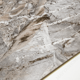Harvest Grey (60x120cm, 09mm) tiles boast a Random Glitter on Matt Special Finish, combining a sophisticated grey tone with a delicate shimmer. Ideal for indoor floors and walls, these tiles bring a modern elegance and subtle sparkle