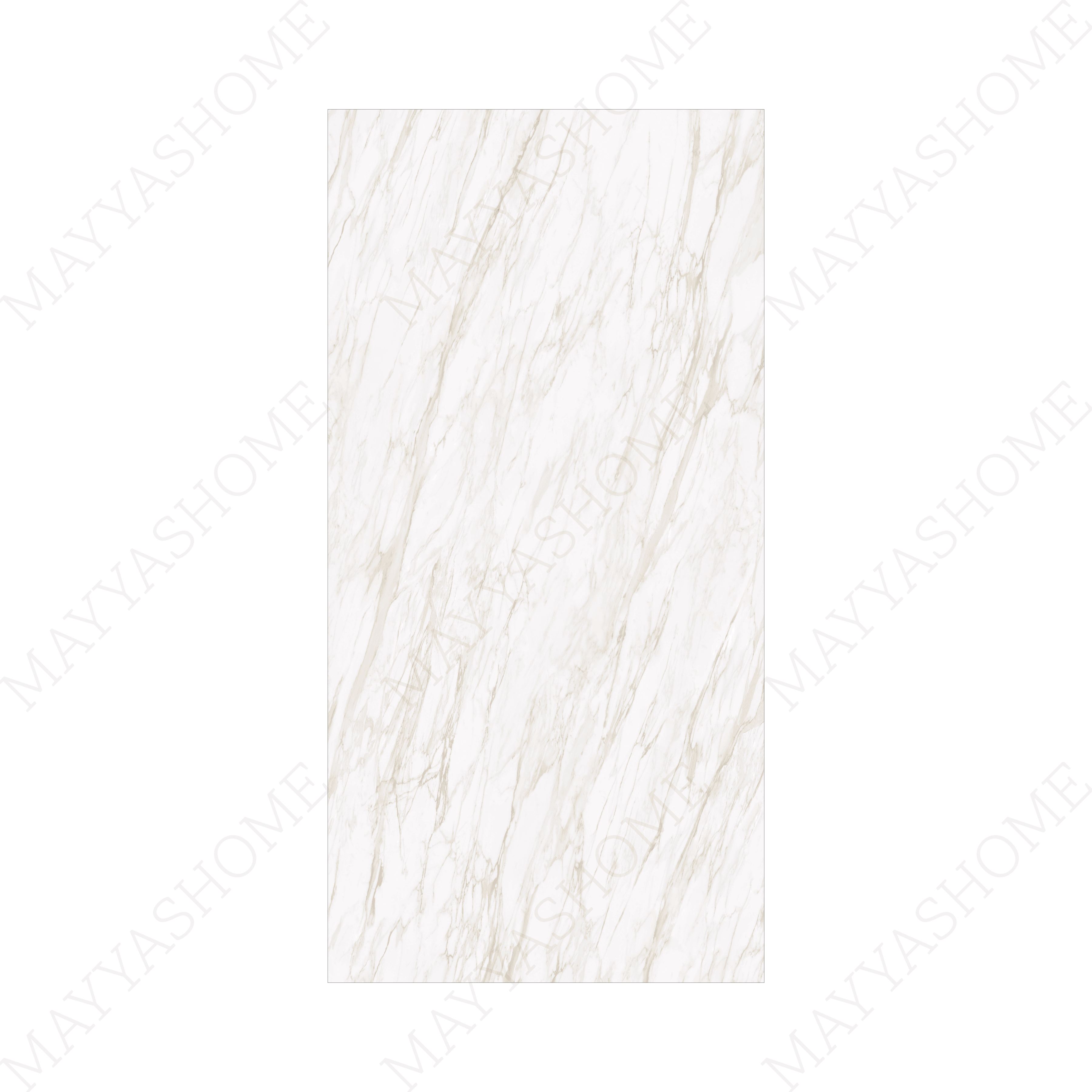 Hore Statuario 120x240cm matt porcelain tile with 09mm thickness. White marble look with soft grey veins, elegant matt finish for walls and floors.