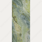 IRISH GREEN 120x278cm 09mm – Book-Match Glossy Porcelain Tile