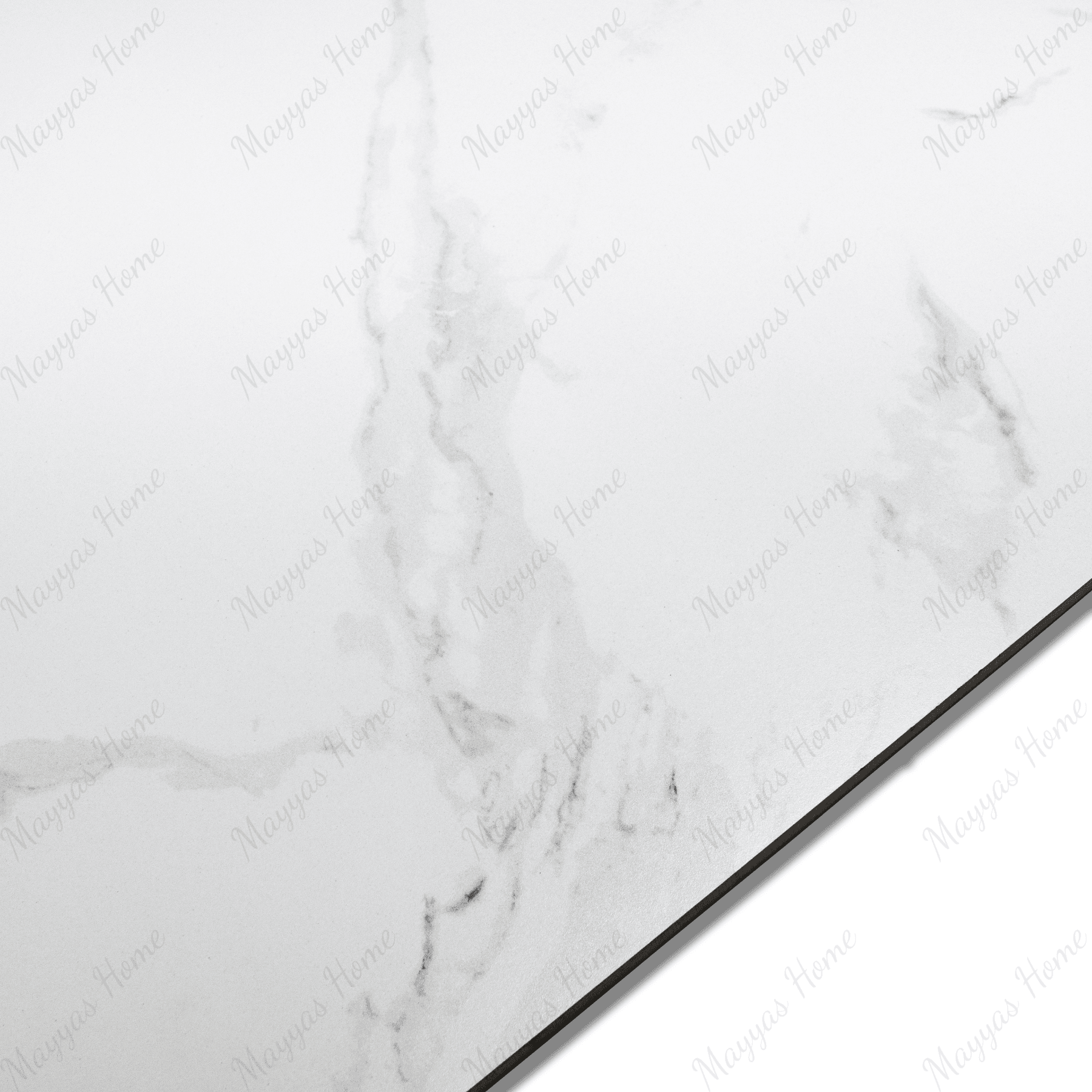 Imperial Bianco porcelain tile 60x120cm with 9mm thickness features a luxury marble look, durable porcelain body, ideal for floors and walls.