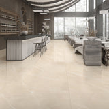 Imperio Armani Sun matt porcelain slab in 120x280cm with 6mm thickness, offering a refined marble look for premium floor, wall and contemporary interiors.