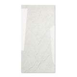 Iris Bianco glossy marble effect porcelain tile 60x120cm with 9mm thickness delivers refined veining and a bright polished finish.