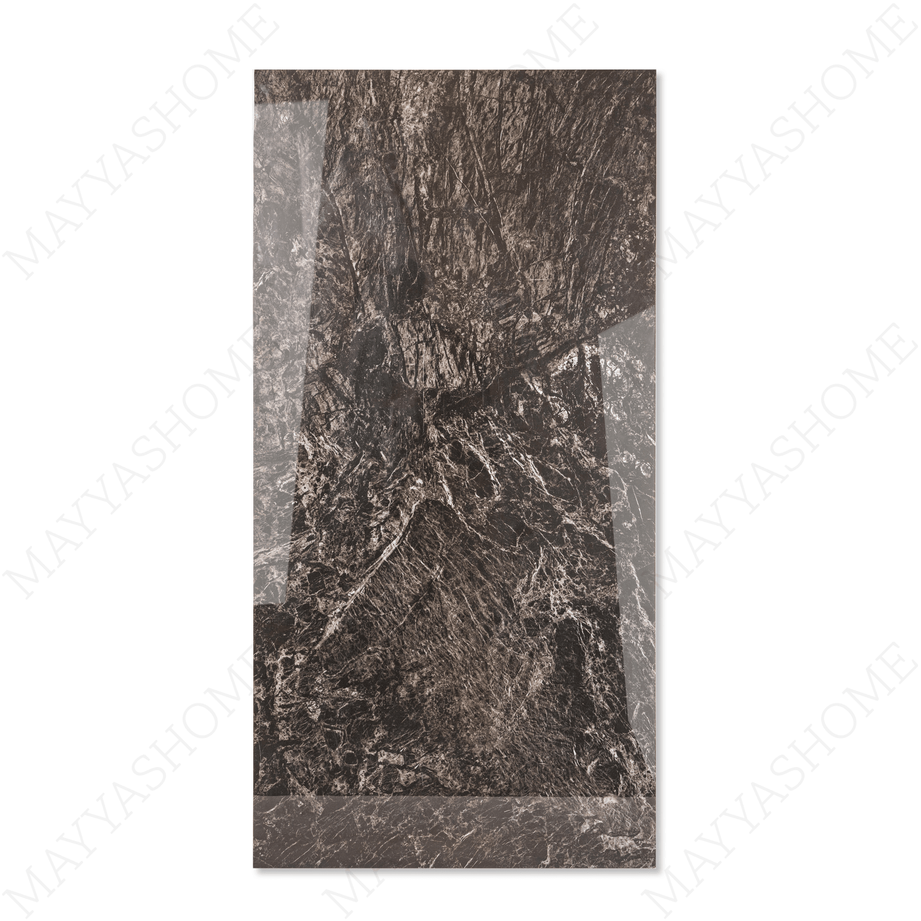 Irish Noir porcelain tile 60x120cm 9mm thickness, bold black marble look design, durable porcelain, ideal for luxury floors and walls.