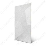 Italian Armani Light Grey glossy marble effect porcelain tile 60x120cm with 9mm thickness, ideal for bright luxury interiors.