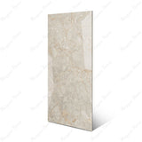 Ivory Gold glossy marble porcelain tile 60x120cm with 9mm thickness features warm ivory base, golden veining and elegant polished finish.