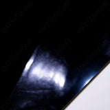 Jet Black glossy porcelain tile 60x120cm with 9mm thickness features deep solid black tone and polished luxury finish for modern interiors.