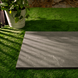 Kandra Grey porcelain tile 60x120cm 2mm thickness, grey stone look design, durable porcelain tile for modern floors and walls.