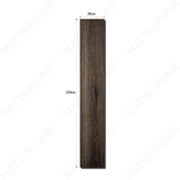 Karvel Weng 20x12cm porcelain tile with 09mm thickness. Deep wenge-brown tone, durable and elegant for walls, kitchens, and modern interiors.