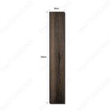 Karvel Weng 20x12cm porcelain tile with 09mm thickness. Deep wenge-brown tone, durable and elegant for walls, kitchens, and modern interiors.
