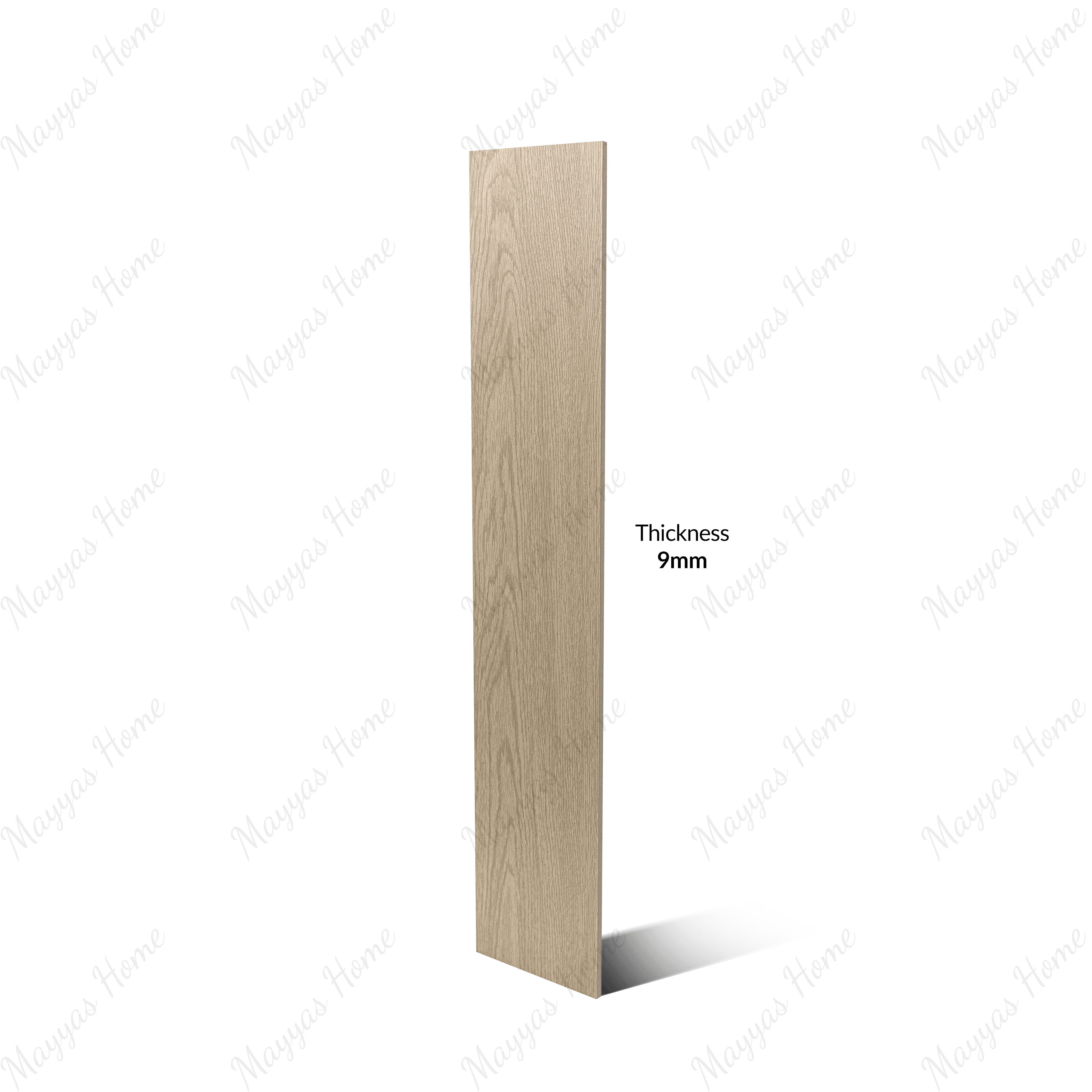 Light Elm 15x90cm porcelain slab with a wood-look finish. Durable, elegant, and low-maintenance—perfect for flooring and modern interiors.