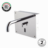 Mains-powered electronic sink mixer with built-in installation and chrome finish. Touchless, water-saving faucet for modern UAE washrooms.