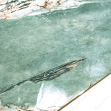 Malachite porcelain tile 60x120cm 9mm thickness, green marble look design, durable porcelain, ideal for luxury floors and feature walls.