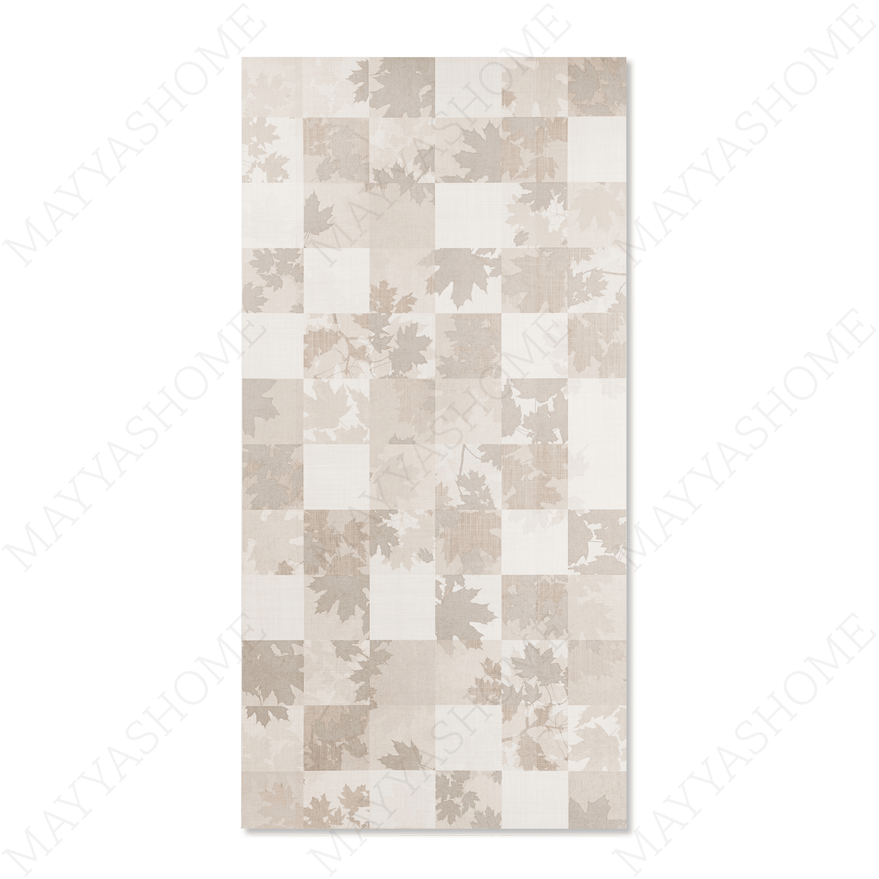 Maple Beige Decor porcelain tile 60x120cm 9mm thickness, beige marble look with decorative design, durable porcelain, ideal for floors and walls.