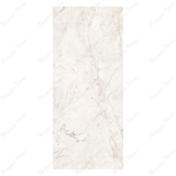 Marmo Ice 120x278cm glossy porcelain tile. Cool white tones with sleek finish, 09mm durable slab, seamless luxury look for modern interiors.