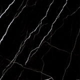 Marquina Black Royal Polish Colorbody porcelain slab 120x280cm, 9mm thick, with a bold black marble look for dramatic floors, walls and contemporary interiors.
