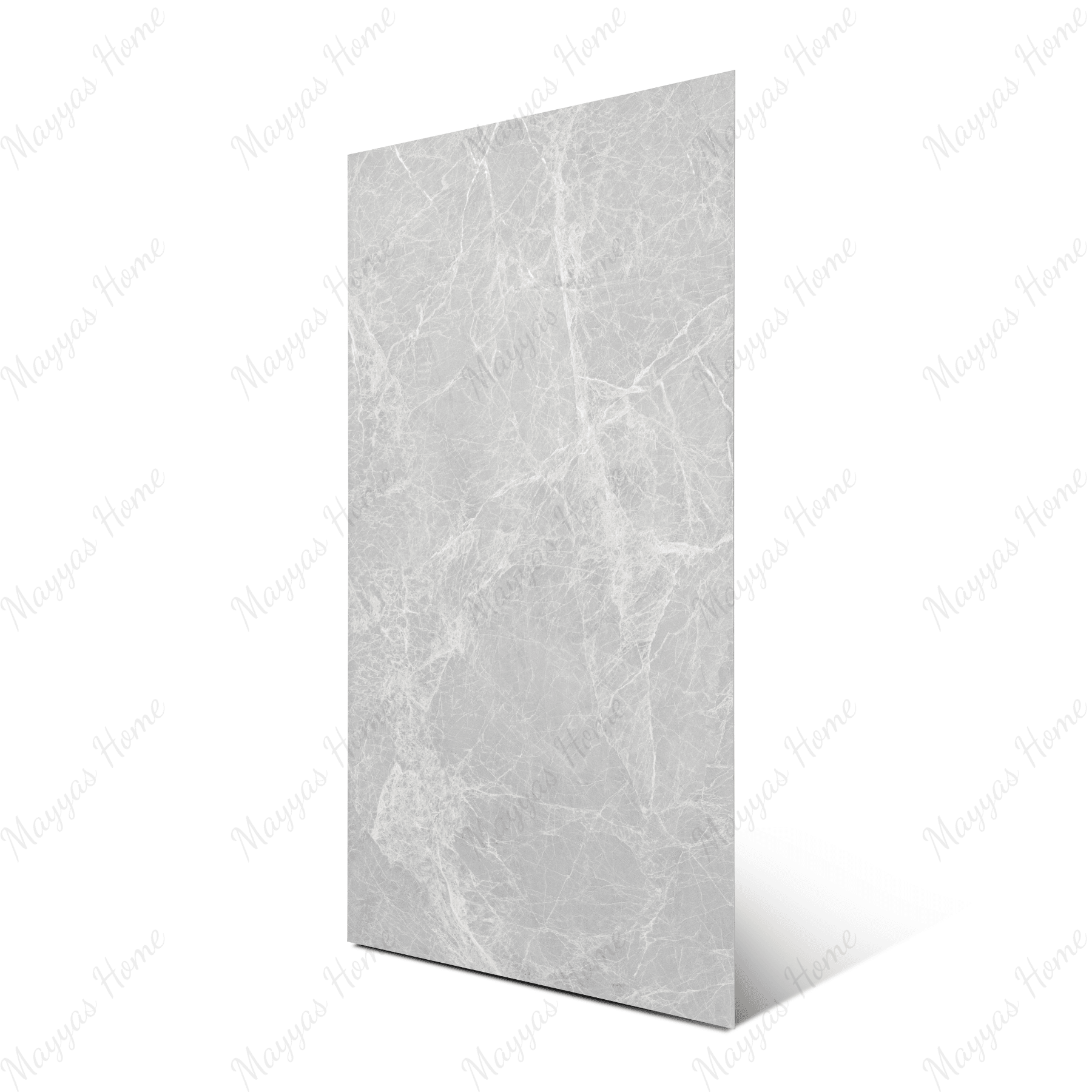 Marvel Grey White porcelain tile 60x120cm with 9mm thickness features a modern marble look, durable porcelain body for floors and walls.