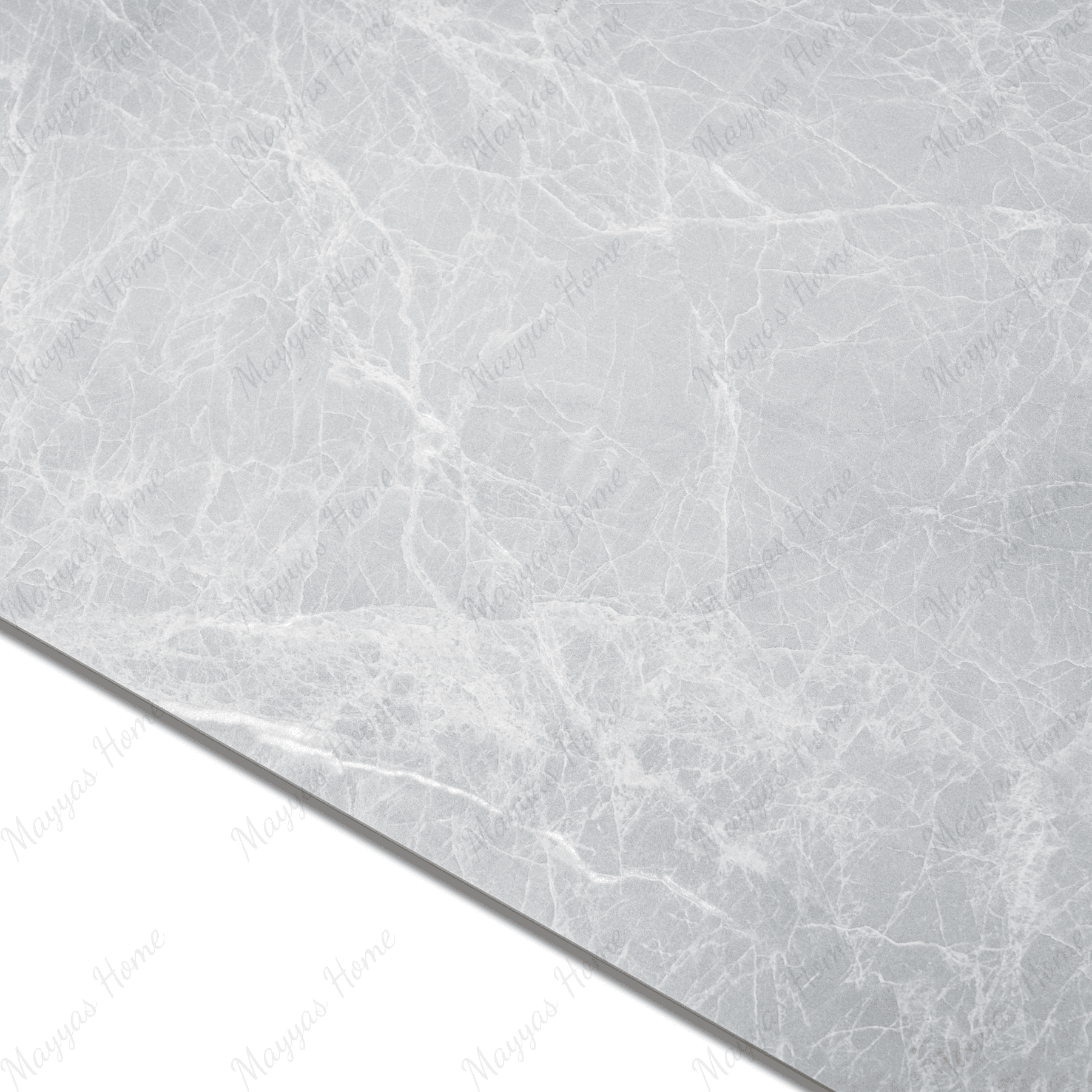 Marvel Grey White porcelain tile 60x120cm with 9mm thickness features a modern marble look, durable porcelain body for floors and walls.