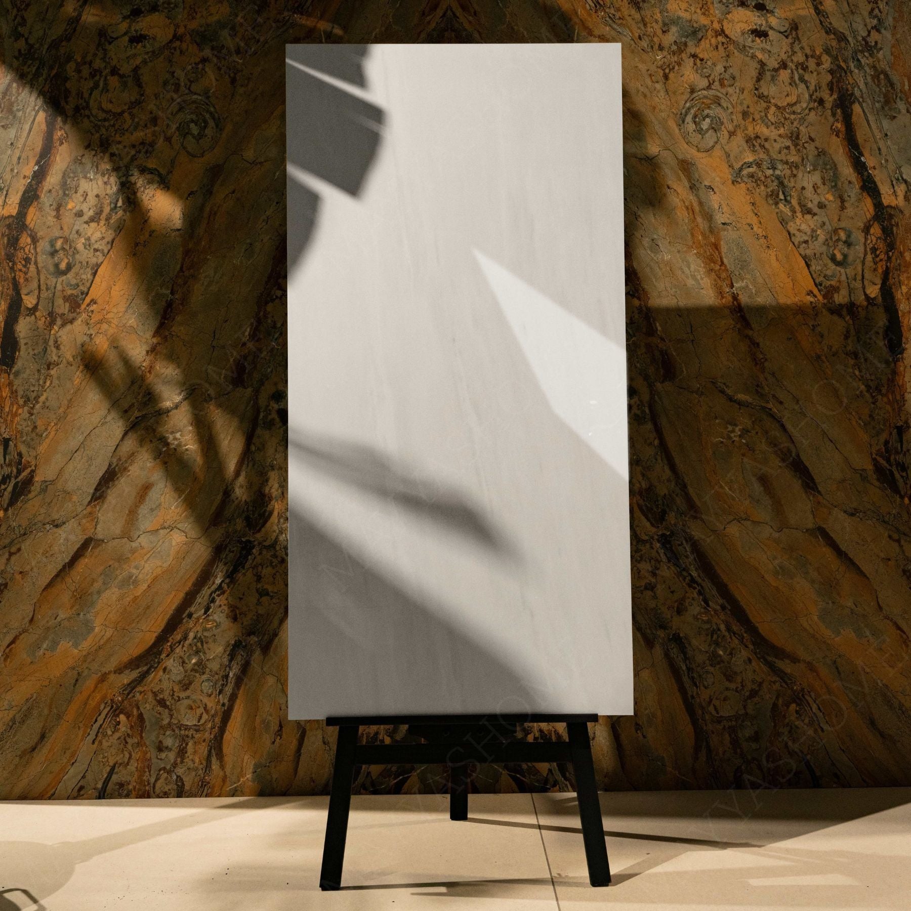 Melton Bianco tiles (60x120cm, 9mm) feature a Glossy finish with a clean white design. Perfect for Indoor Floors and Walls, these Porcelain tiles bring a touch of modern elegance to any space.