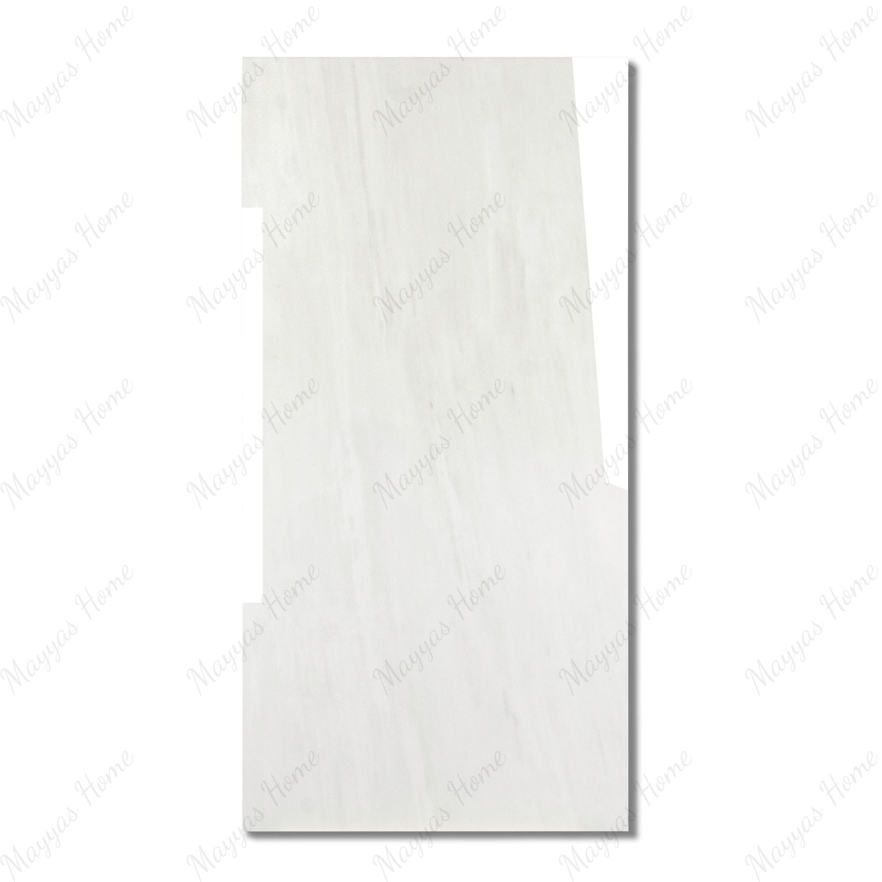 Melton Bianco tiles (60x120cm, 9mm) feature a Glossy finish with a clean white design. Perfect for Indoor Floors and Walls, these Porcelain tiles bring a touch of modern elegance to any space.