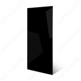 Midnight Shadow plain black porcelain tile 60x120cm 9mm thickness, durable and modern design, ideal for luxury floors and walls.