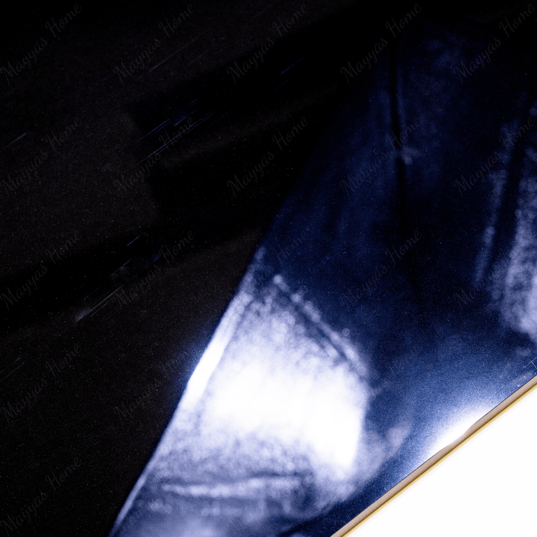 Midnight Shadow plain black porcelain tile 60x120cm 9mm thickness, durable and modern design, ideal for luxury floors and walls.