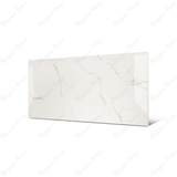 Mint Statuario 80x160cm glossy porcelain tile, 09mm thick with a mint-toned statuario marble design. Polished finish brings elegance and light to interiors.c