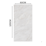 Monaco Ice 60x120cm glossy porcelain tile. Durable, easy to maintain, and perfect for elegant walls and floors with a seamless marble-look finish.