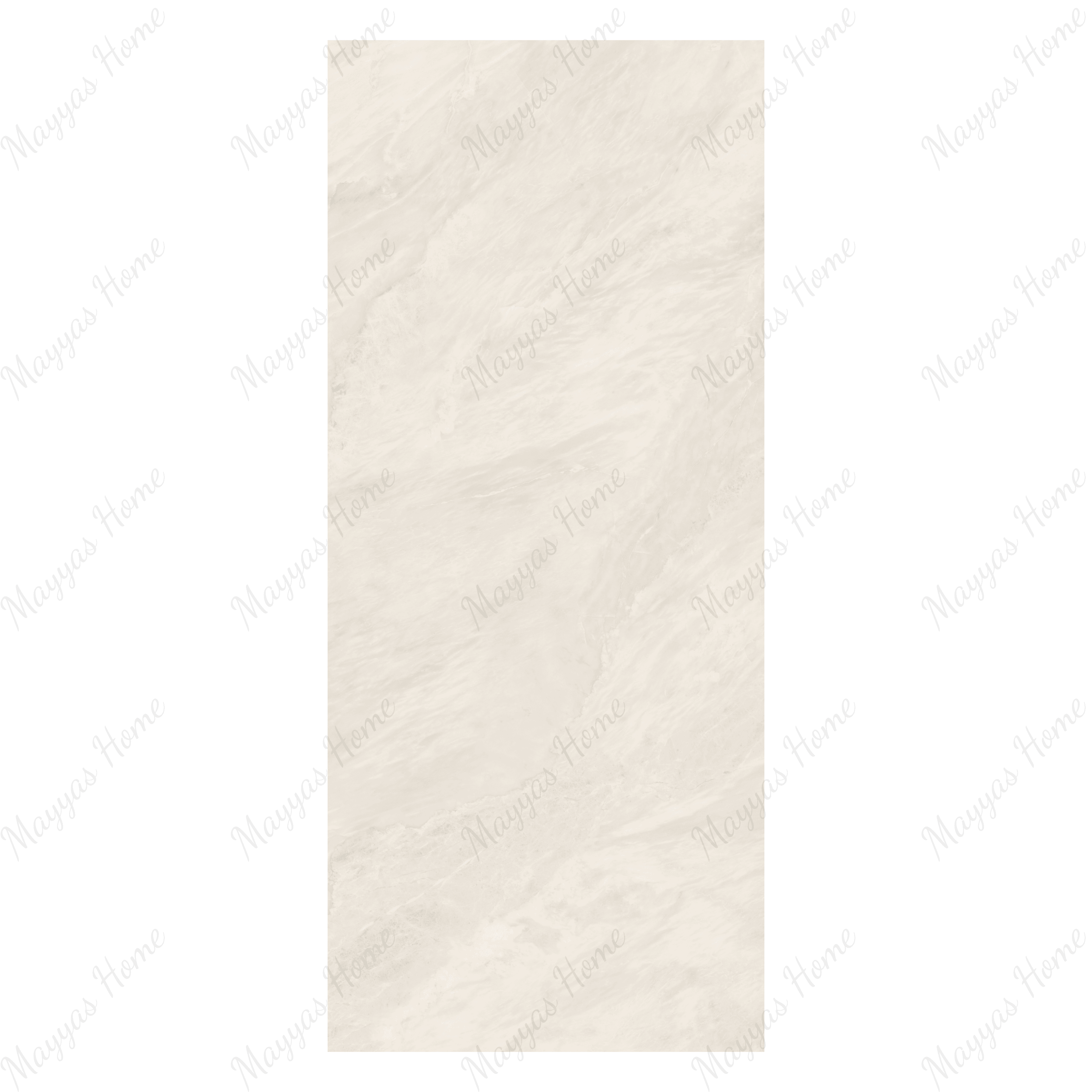 Monaco Ice glossy porcelain tile 120x280cm. Sleek white with frosty tones, 09mm thick, perfect for modern luxury interiors and walls.