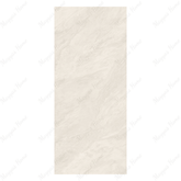 Monaco Ice glossy porcelain tile 120x280cm. Sleek white with frosty tones, 09mm thick, perfect for modern luxury interiors and walls.