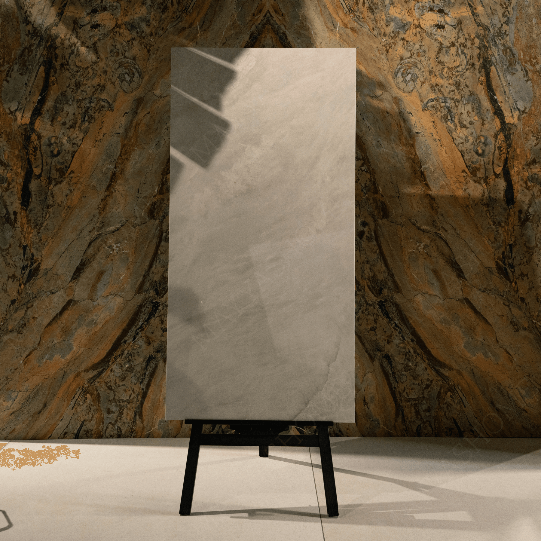 Monaco Ice porcelain tile 60x60cm with 9mm thickness, marble look design, durable porcelain, ideal for floors and walls.