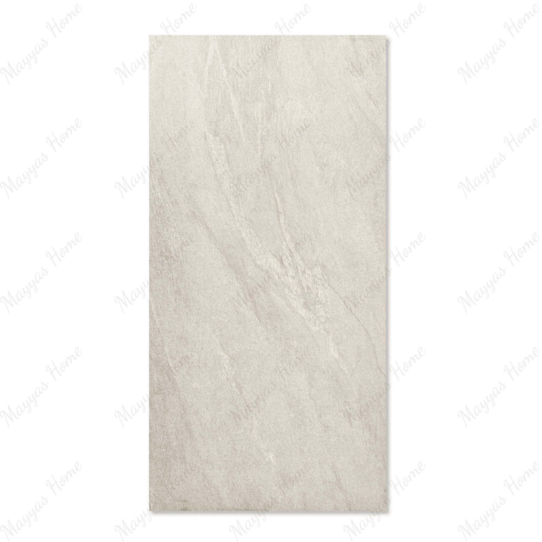 Mountain White porcelain tile 60x120cm 2mm thickness, white stone look design, durable porcelain tile for modern floors and walls.