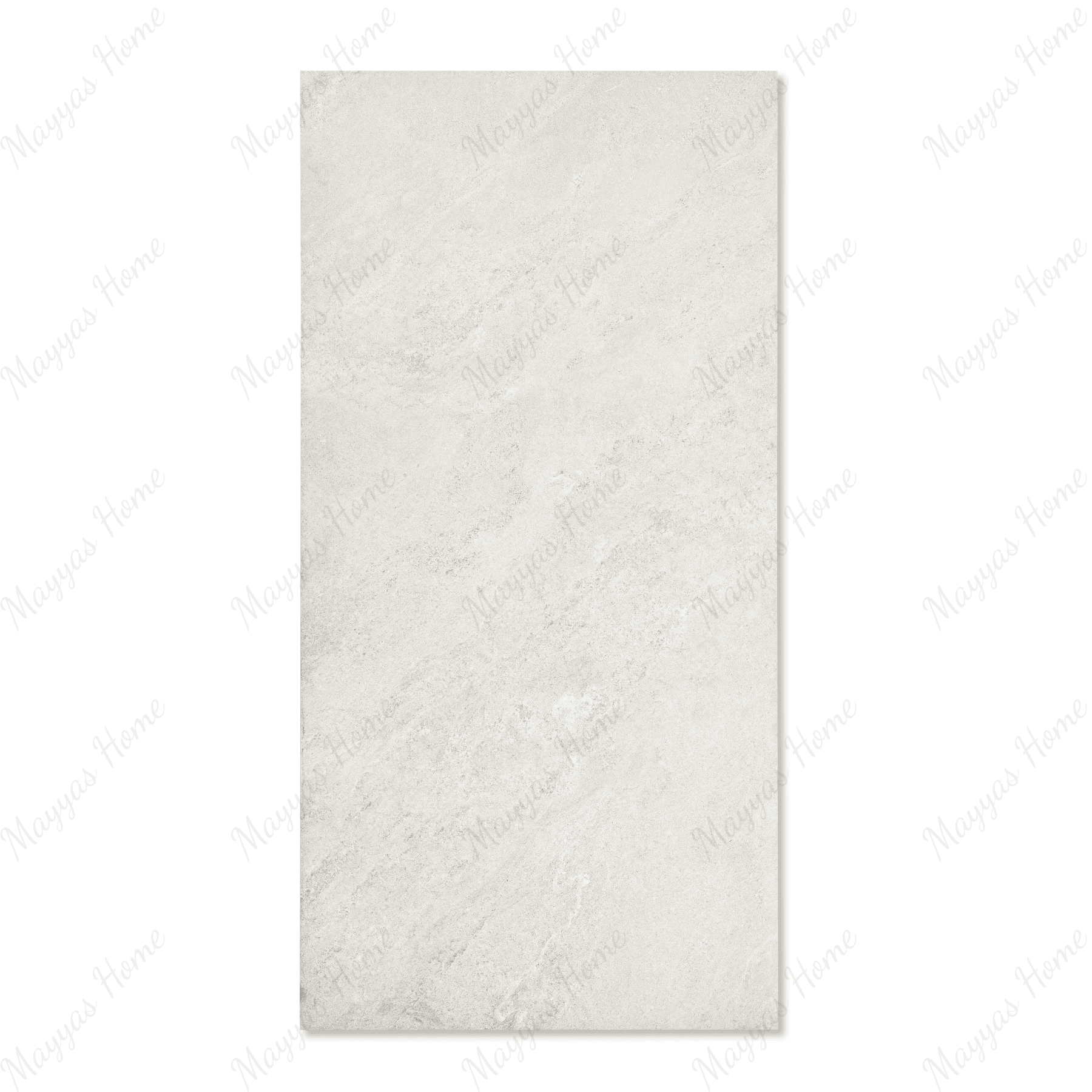 Mountain White porcelain tile 60x120cm 2mm thickness, white stone look design, durable porcelain tile for modern floors and walls.