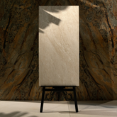 Mountain White porcelain tile 60x120cm 2mm thickness, white stone look design, durable porcelain tile for modern floors and walls.