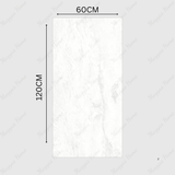 ONIDO BIANCO porcelain tile 60x120cm with carving matt finish. Durable 9MM large format white tile with textured surface for floors and walls.