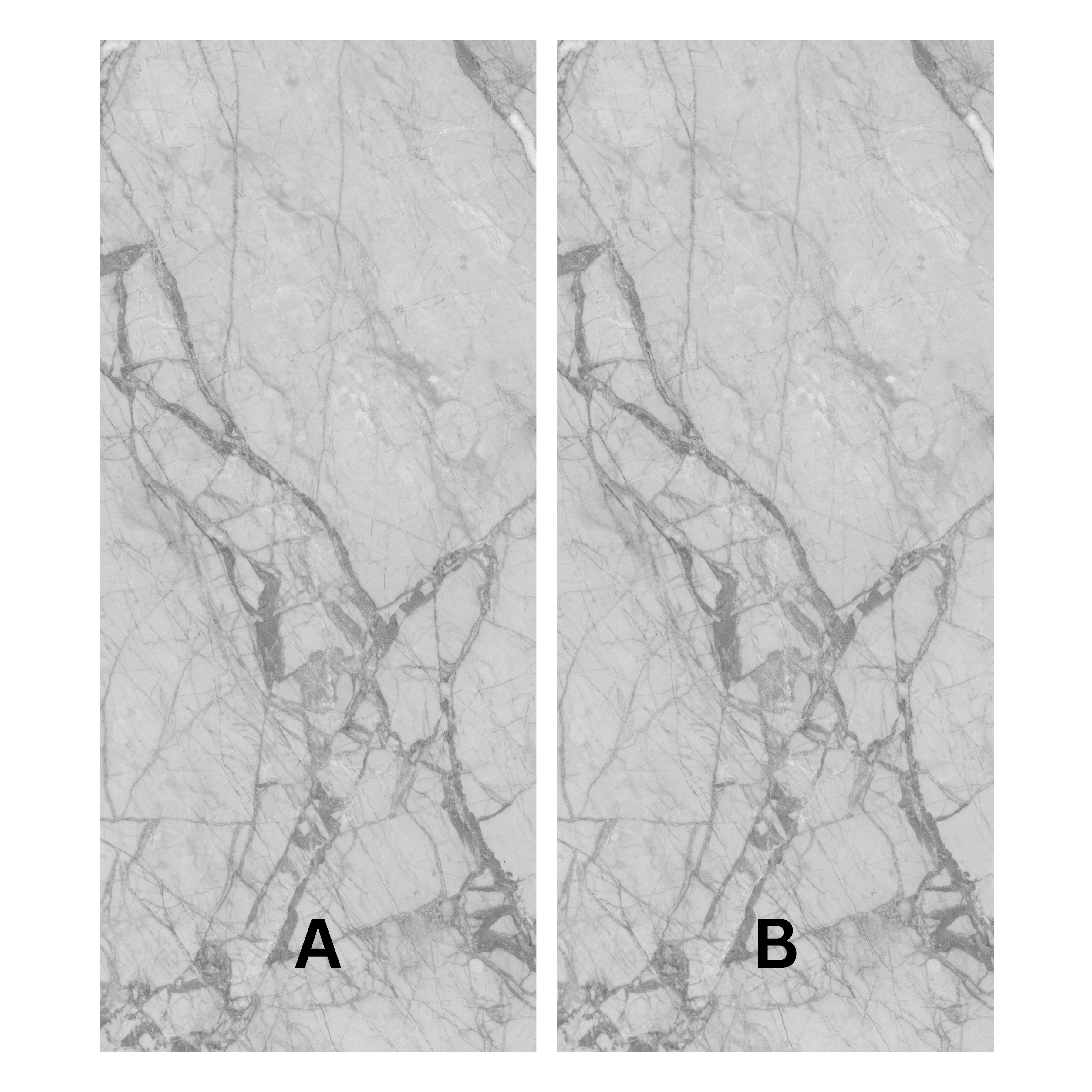 OPUS GREY 120x278cm grey marble look tile with delicate veining and a sleek glossy finish. A premium large format tile for modern interiors.