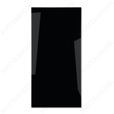 Obsidian Black porcelain tile 60x120cm 9mm thickness, solid black modern design, durable porcelain, ideal for luxury floors and walls.
