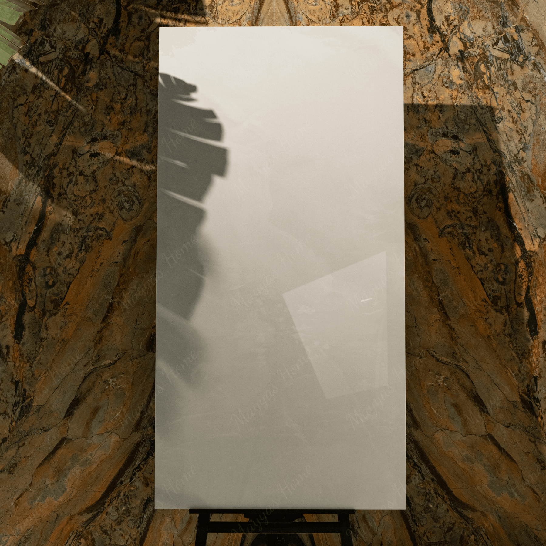 Onice Ivory 80x160cm 9 mm glossy porcelain tiles. Elegant ivory marble-look floor & wall tiles for UAE homes & commercial interiors.